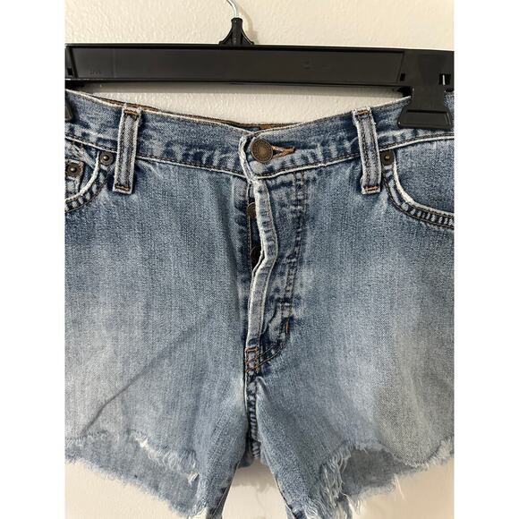 Abercrombie & Fitch Mid-Rise Cut Off Shorts 1892 sz 29 - Picture 2 of 5